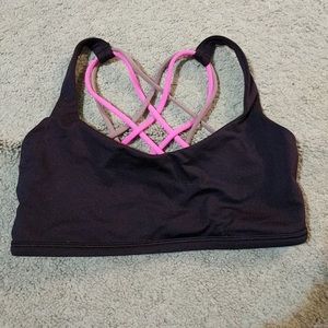Lululemon Free to Be sports bra - deep purple/pink